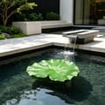 thumbnail image 6 of Dongrere 10 Pcs Artificial Floating Lotus Leaf, Fake Water Lily Pad, Fake Lotus Leaves for Pond Basin Fountain & Patio Water Feature Landscape Decor, 7.1 Inch, 6 of 6