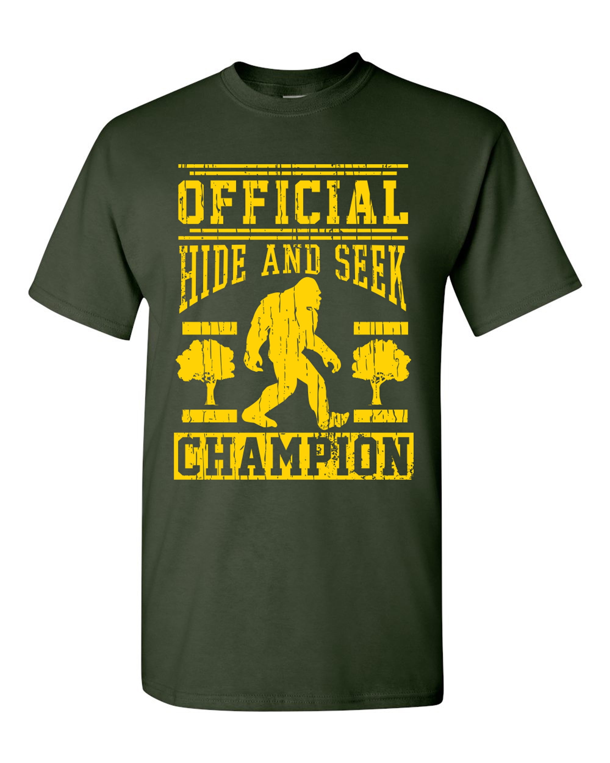 City Shirts - Official Hide And Seek Champion Funny DT Adult T-Shirt
