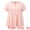 Light Pink, variant on Women's Plus Gingham Tops Plaid Notch Neck Blouse 1X Navy Blue