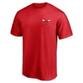 thumbnail image 2 of Men's Red Chicago Bulls Number One Dad T-Shirt, 2 of 3