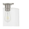 thumbnail image 3 of Hampton Bay WESTBROOK 8 in. 1-Light Brushed Nickel Flush Mount, 3 of 5