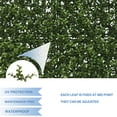 thumbnail image 3 of Sunshades Depot Artificial Buxus-Olivia Fence Panel Green Wall Windscreen Privacy Screen Decorative Ivy Faux Leaves-26Pcs, 3 of 7