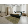 thumbnail image 5 of Ahgly Company Machine Washable Indoor Rectangle Transitional Brass Green Area Rugs, 5' x 7', 5 of 7
