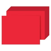 Bright Color Paper Regular 24lb - Size 9 x 12 Inches - 1 Ream of 500 Papers Per Pack (Red)