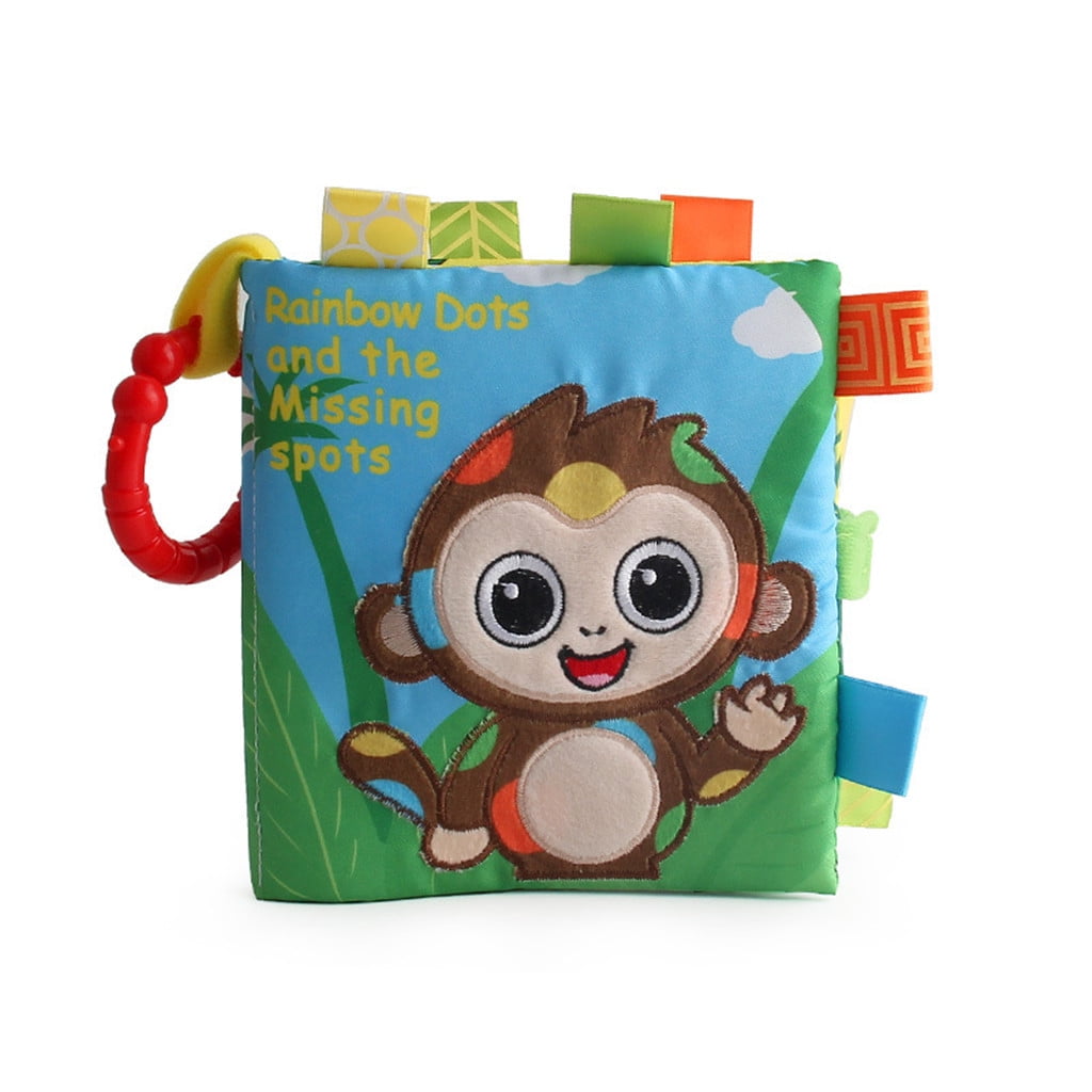 3D Infant Animal Palm Animal Digital Cloth Book Intelligence Development Toy N7 