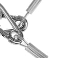 thumbnail image 3 of Cordón de seguridad 10x Multiherramientas Cuerdas enroldas Ambre de acero 62 pulgadas Soledad Cuerda enrollada de acero inoxidable, 3 of 10