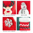 thumbnail image 5 of putnchl Christmas Throw Pillow Shu Cotton Velvet Holiday Decorative Cushion, 5 of 5