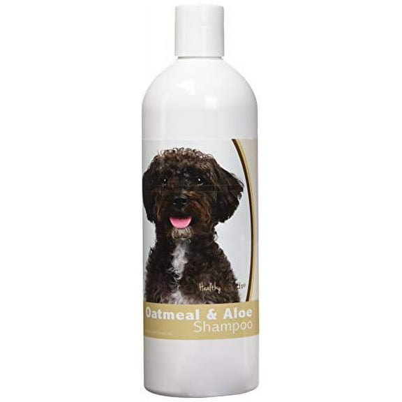 Healthy Breeds Schnoodle Oatmeal Shampoo with Aloe 16oz Mild & Gentle for Sensitive Skin - Hypoallergenic Formula & pH Balanced