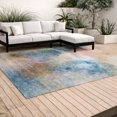thumbnail image 3 of Addison Rugs Chantille Indoor/Outdoor Transitional Abstract Blue Machine Washable Rectangle Rug, 10' x 14', 3 of 8