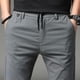 thumbnail image 2 of Pantalones casuales para hombre, estilo clásico de verano Harajuku, moda elegante, estilo coreano, oferta, novedad, pantalones holgados de poliéster estéticos para hombre, 2 of 4