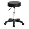 thumbnail image 3 of Veryke Modern Bar Stools with Wheels, Round Adjustable PU Leather Swivel Stool Chair , Black, 3 of 5