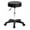 #1Black, variant on Topcobe Counter Height Bar Stools, Salon Stools Chair Round Stool with Wheels, Adjustable Height Round PU Leather Seat Rolling Stool - Black