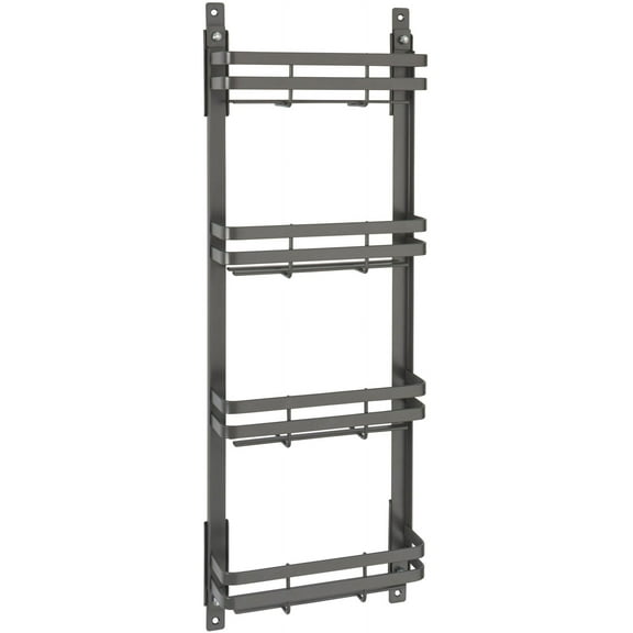 Rev-A-Shelf 5365-08 Modern 7-7/8"W X 23-1/2"H Steel Wall Or Door Mount Spice Rack Cabinet