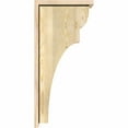 thumbnail image 3 of 8"W x 14"D x 30"H Yorktown Rough Sawn Corbel w/Backplate, Douglas Fir, 3 of 9