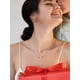 thumbnail image 3 of Collar de plata para mujer Silvora Collares con colgante único de cuerno de ciervo Cristal sintético Piedra natalicio Regalos de Navidad para mamá, hija, esposa, 3 of 8