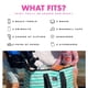 thumbnail image 5 of Bolsa de mano SCOUT para 3 niñas, extra grande, multiusos, resistente a la arena, playa, 5 of 8
