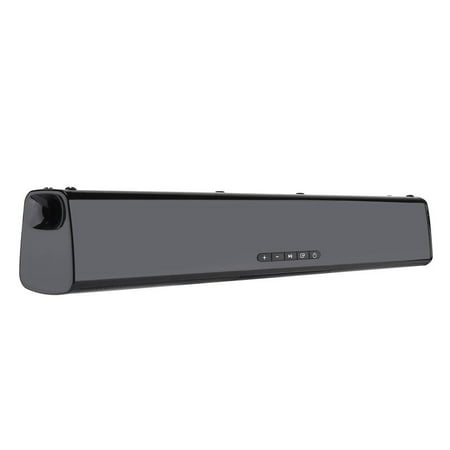 Newly Upgraded Version Wireless Soundbar 3d Sound Home Theater Hifi Speaker System Subwoofer Wireless Music Speaker Support Tf Fm Aux Black Walmart Canada