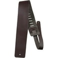 thumbnail image 2 of Perri's 3.5" Basic Leather Guitar Strap Brown 39 to 58 in., 2 of 2