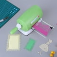 thumbnail image 5 of Briartw Green Die Cutting Machines and 2 Acrylic Plate for Crafting,Diy Die Manual Embossing Machine Scrapbooking Cutter Dies Machine Paper Card Making Craft Tool, 5 of 10