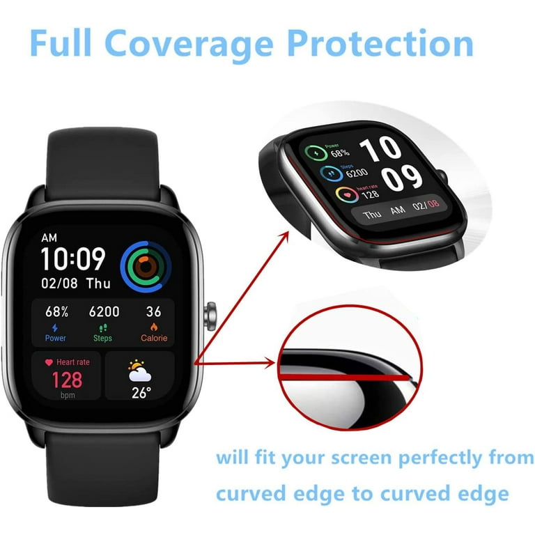 3-Pack) Compatible with Amazfit GTS 4 Mini Screen Protector Smart