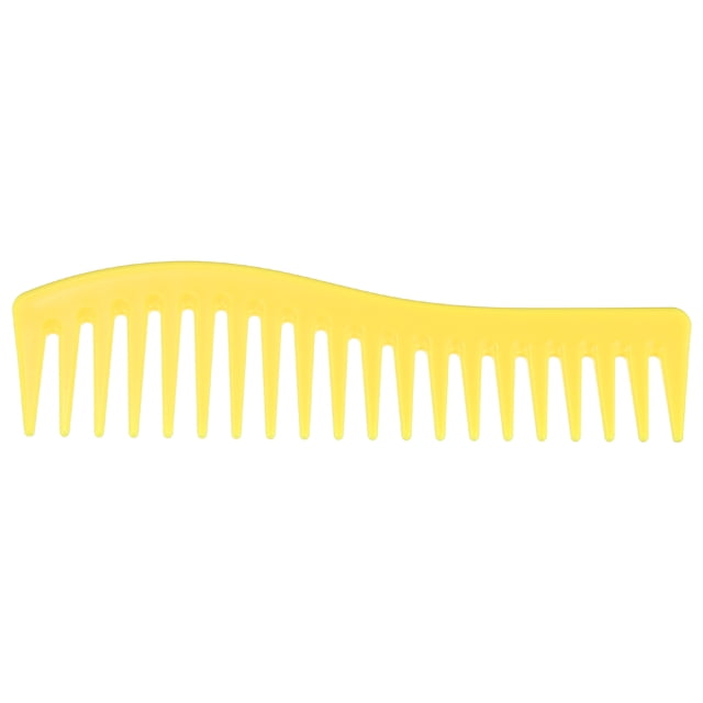 Vocoste Wide Tooth Hair Comb All Purpose Detangling Plastic Yellow