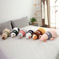 thumbnail image 4 of Juguete de animales de peluche largos, almohada suave, perro Shar Pei, cerdo, León, Panda, oso Polar, 4 of 5