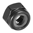 thumbnail image 3 of Unique Bargains M4x0.7mm Hex Lock Nuts Carbon Steel Nylon Insert Self-Lock nuts, 50Pcs Black, 3 of 5