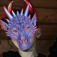thumbnail image 1 of Máscara de dragón 3D Fernando realista para Halloween disfraz, 1 of 8