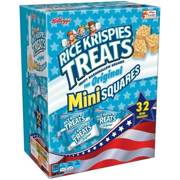 Kellogg's Rice Krispies Treats Mini Squares, 32 Ct