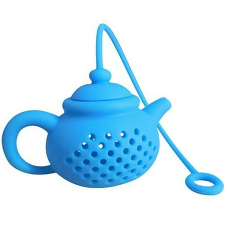 

absuyy Silicone Mold Deals- Durable Silicone Teapot-Shape Tea infuser Strainer Tea Bag Leaf Filter Diffuser
