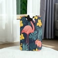 thumbnail image 6 of Yayeee Freestanding Laundry Hamper with Handle Collapsible Large Storage Basket for Clothes, Pink Floral Flamingo, 6 of 7