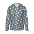 thumbnail image 2 of Lsque Cute Cats And Dogs UPF 50+ Lightweight Sun Protection Men's Women's Long Sleeve Shirt, Hoodie Performance -X-Large, 2 of 9