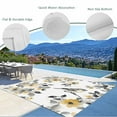 thumbnail image 4 of Fsddascl Yellow Grey Botanical Outdoor Rug for Patio/Deck/Porch, Non-Slip Large Area Rug 5 x 8 Ft, Spring Floral Birds Retro Summer Indoor Outdoor Rugs Washable Area Rugs, Camping Rug Carpet, 4 of 5