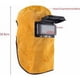 thumbnail image 2 of Masque de Protection pour casque de soudage, lentille en cuir, cagoule de soudage à clapet, protección integral, duradera, résistant à la chaleur, respirante., 2 of 5