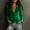 Green, variant on Women Vintage Velvet Blazer Jacket V-Neck Work Office Suit Slim Fit Slit Blazer Long Sleeves Dressy Coat
