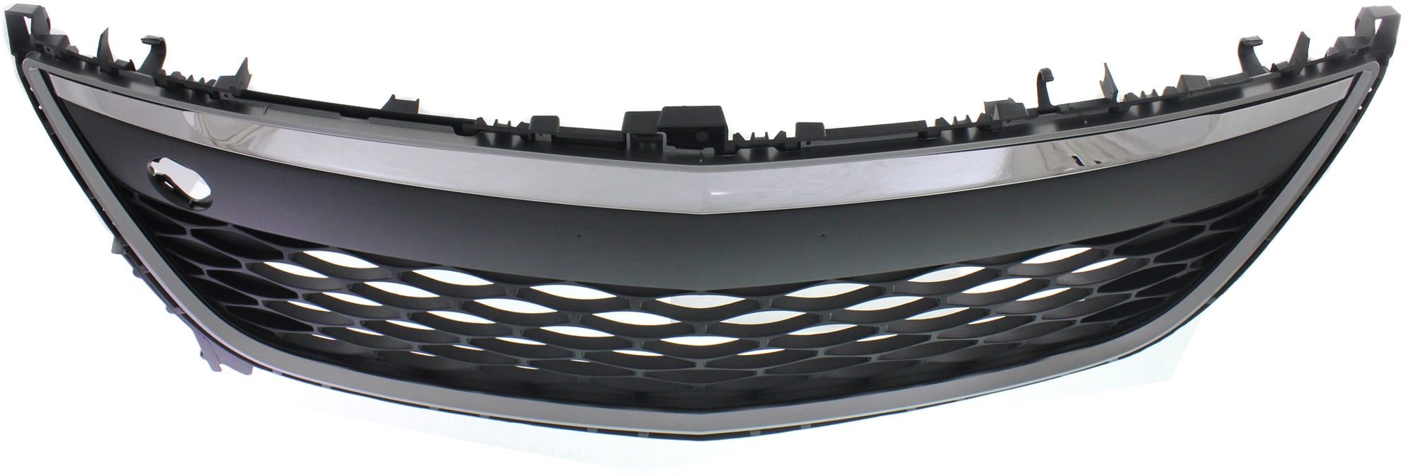 Bumper Grille Compatible With 2010-2012 Mazda CX-7 Front Chrome