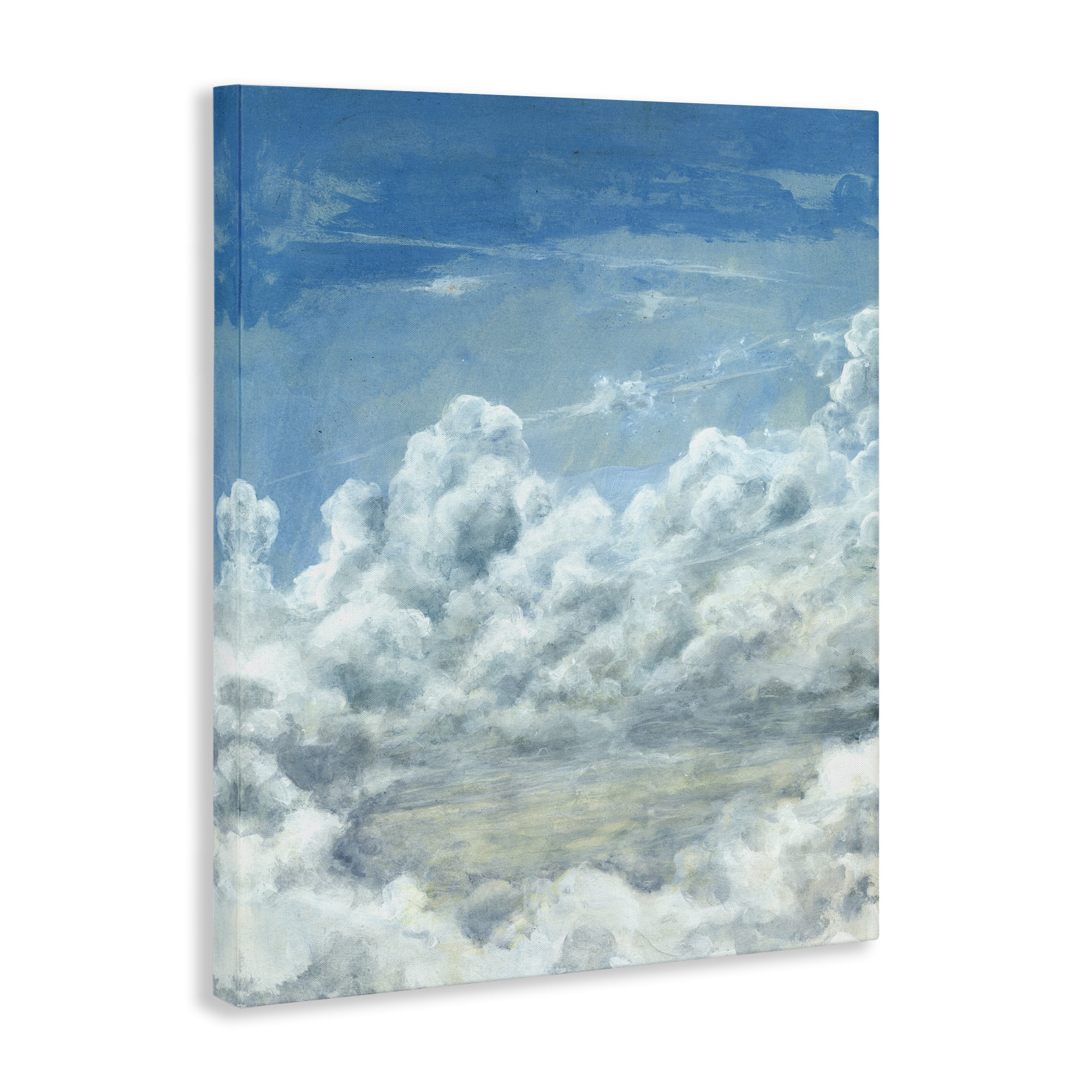 Stupell Industries Structured Traditional Clouds Landscape & Nature Painting Wrapped Canvas Art Print Wall Art, 24 x 30