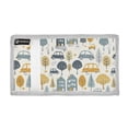 thumbnail image 2 of JIALIOU Nylon Trifold Card Wallet with ID Window Zipper Pocket for Men Women Teen Cars Tree Building, 2 of 7