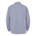 thumbnail image 4 of SiiRoh Men Elderly Adaptive Tee Shirts Open Back with Full Back Overlap Loose Long Sleeve Button-up Shirt for Daily Caring Dark Blue L, 4 of 7