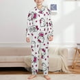 thumbnail image 2 of Hello Kitty Hooded Union Suit Pajama Soft Comfy PJs Sleepwear, 2 of 7