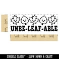 thumbnail image 2 of Unbe-leaf-able Unbelievable Work Teacher Student School Self-Inking Rubber Stamp Ink Stamper - Brown Ink - Large 2-3/4 Inch, 2 of 7