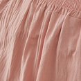 thumbnail image 6 of Women's Plus Size Cotton Linen Pants, Embroidered Wide Leg Pants, High Waisted Loose Fit Boho Trousers, Comfortable Breezy Casual Palazzo Pants for Women Spring Summer Pink L, 6 of 7