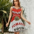 thumbnail image 7 of TOMATO SOUP Women's Tank Dress V Neck Sleeveless Summer Sundress, 7 of 7
