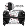 thumbnail image 5 of Wukai Dachshund Dog Puppy Elastic Luggage Cover: Personalized Protection for Your Suitcase - Fits 19~29-inch, Washable & Durable Travel Companion-, 5 of 8