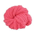 thumbnail image 4 of GUOOL Chunky Wool Yarn Bulky Yarn for Rug Making Hand Knit Blanket DIY Weave Craft Watermelon Red, 4 of 9