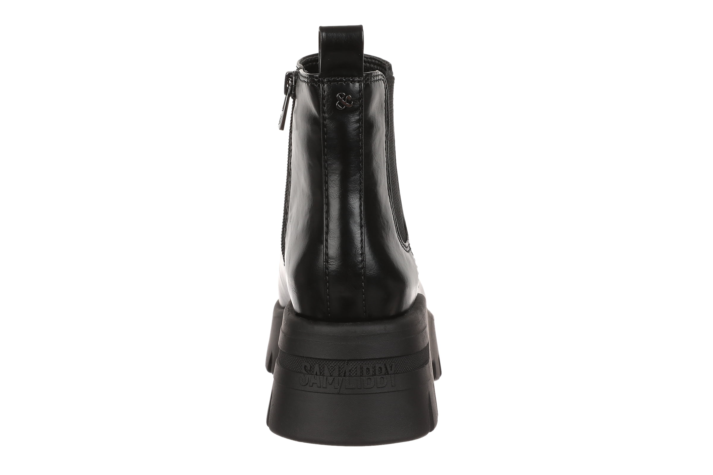 Sam and Libby Women's Ankle Boots, Chunky Sole Chelsea Black, 75