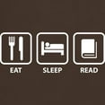 thumbnail image 3 of CafePress - Eat Sleep Read Dark T Shirt - Men's Classic Graphic Cotton T-Shirt, 3 of 4