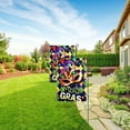 thumbnail image 3 of Sonernt Mardi Gras Garden Flag Double Sided Holiday Decorative for Mardi Gras, 12 x 18 Inches, 3 of 6