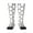 1 Black, variant on Signal Icon Pattern Women’s Knee High Crew Socks,Trouser Socks Comfortable, Breathable, Moisture-Wicking and Soft
