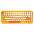 thumbnail image 2 of Teclado con teclas redondas, teclado inalámbrico Bluetooth, teclado inalámbrico multifunción, teclas Bluetooth, teclado Bluetooth diseñado para durar, 2 of 9